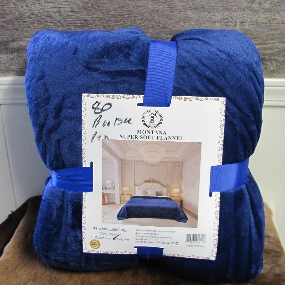 GL  GOLDEN LINEN‎  FLANNEL/VELOUR BLANKET/THROW NIP